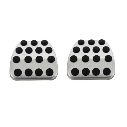 Πεντάλ Αλουμινίου Κουμπωτά Και Footrest Για Mercedes-Benz W204 07-14 / W211 02-09 / GLK 08-15 Μη Αυτόματο Σετ 5 Τεμάχια KPMB02