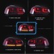 Πισινά Φανάρια Set Για Vw Golf VI (6) 08-12 Full Led Dynamic GTI R20 Look Σκούρο Κόκκινο/Λευκό VLand