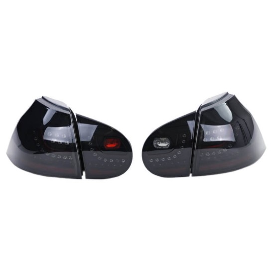 Πισινά Φανάρια Set Για Vw Golf V (5) 03-08 Led Urban Style Μαύρα Winjet
