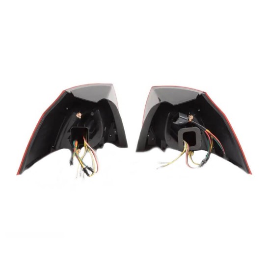 Πισινά Φανάρια Set Για Vw Golf V (5) 03-08 Led Urban Style Μαύρα Winjet