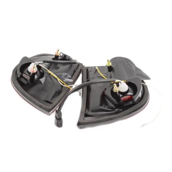 Πισινά Φανάρια Set Για Vw Golf V (5) 03-08 Led Urban Style Μαύρα Winjet