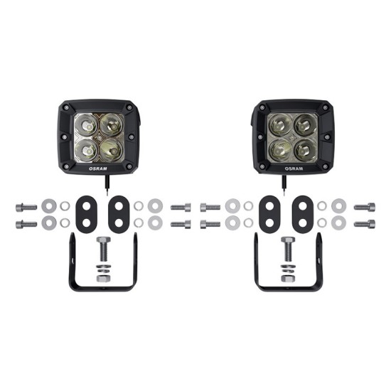 Προβολείς Εργασίας Set Osram Cube VX80-SP 4 Led 12 / 24 Volt 7.5W LEDWL101-SP