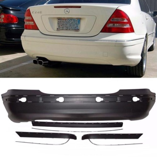 Πισινός Προφυλακτήρας Για Mercedes-Benz C-Class W203 00-07 C32 Amg Look