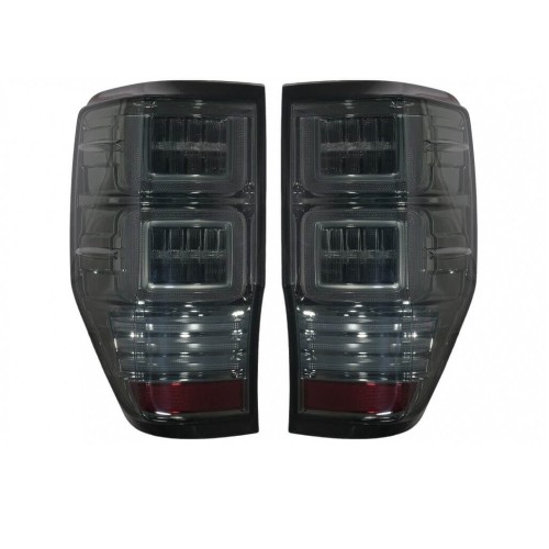 Πισινά Φανάρια Set Για Ford Ranger 12-18 Led Bar Dynamic Φιμέ Full Led VLand