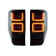 Πισινά Φανάρια Set Για Ford Ranger 12-18 Led Bar Dynamic Φιμέ Full Led VLand