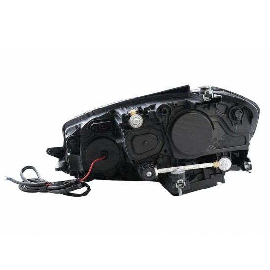 Μπροστινά Φανάρια Set Για Vw Golf VII (7.5) 17-19 DRL Full Led Halogen Version Black LEDHL10-BK Osram Ledriving