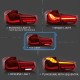 Πισινά Φανάρια Set Για Bmw 3 F30 11-18 Sedan M4 Look OLed Dynamic Start Up Κόκκινο/Crystal Vland