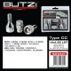 Αντικλεπτικά Μπουλόνια Ασφαλείας Butzi Premium Kit 6 pcs Με Μοναδικό Κλειδί-Εργαλείο Type-CC M14x1.25 L27 T17