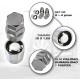 Αντικλεπτικά Μπουλόνια Ασφαλείας Butzi Premium Kit 6 pcs Με Μοναδικό Κλειδί-Εργαλείο Type-AA M12x1.25