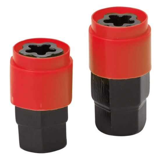 Αντικλεπτικά Μπουλόνια Ασφαλείας Butzi Pro Kit 6 pcs Με Μοναδικό Κλειδί-Εργαλείο Type-ΗΗ 1/2 UNF