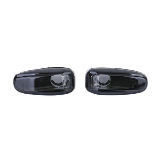 Πλαϊνά Φλας Φτερού Για Mercedes-Benz C W202 96-01 / CLK W208 97-02 / E W124 93-95 / W210 95-03 / SLK R170 96-04 / Vito W638 96-03 / Sprinter W901-W905 95-06 /  VW LT 98-06 Διαφανές Φιμέ 2 Τεμάχια