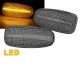 Πλαϊνά Φλας Φτερού Για Mercedes-Benz C W202 96-01 / CLK W208 97-02 / E W124 93-95 / W210 95-03 / SLK R170 96-04 / Vito W638 96-03 / Sprinter W901-W905 95-06 /  VW LT 98-06 Led Λευκά 2 Τεμάχια