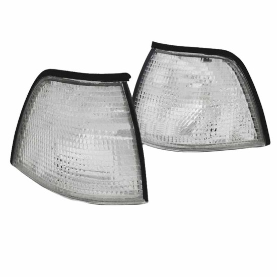 Μπροστινά Φλας Για Bmw 3 E36 90-99 Sedan/Compact/Touring Λευκά 2 Τεμάχια Depo