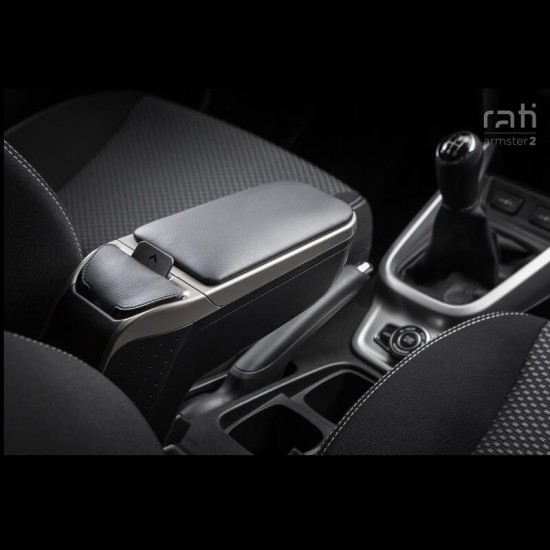 Κονσόλα Χειροφρένου Τεμπέλης Armster 2 Για Citroen C3 Picasso 2009-2017 Ασημί Χρώμα Χωρίς Θήκη Rati Pocket