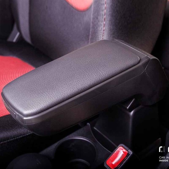 Κονσόλα Χειροφρένου Τεμπέλης Armster S Για Seat Leon 4 (KL1/KL8) 2020+ ( Με Επέκταση Παροχής 12V) Μαύρο Χρώμα