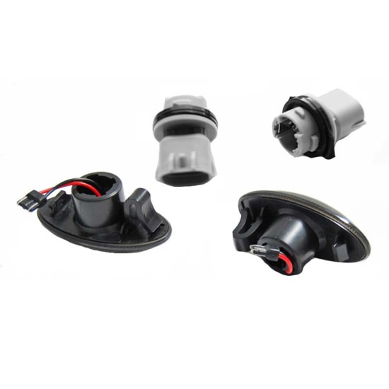 Πλαϊνά Φλας Φτερού Για Suzuki Swift 05-17 , Swift 17+  , Grand Vitara 05-15 ,  Vitara 15-19 , Jimny 12-18 , SX4 06-14 , SX4 S-Cross 13+ , Baleno 16+ , Celerio 14+ , Ignis 16+ / Opel Agila 08-14 / Fiat Sedici 09-11 Led Dynamic Smoke 2 Τεμάχια