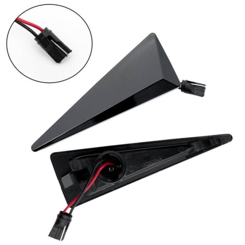 Πλαϊνά Φλας Φτερού Για Renault Megane 02-05 / Scenic 03-09 / Espace Led Dynamic Φιμέ 2 Τεμάχια
