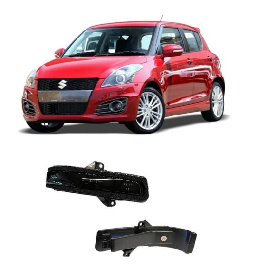 Φλας Καθρέπτη Για Suzuki Swift 11-17 Dynamic Led Φιμέ 2 Τεμάχια