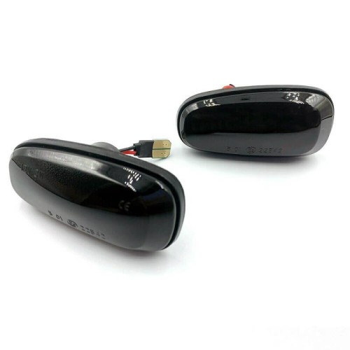 Πλαϊνά Φλας Φτερού Για Opel Astra G 98-04 / Zafira A 99-05 / Frontera B 01-04 Led Dynamic Φιμέ 2 Τεμάχια