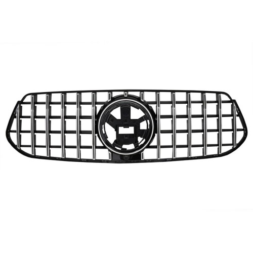 Μάσκα Για Mercedes-Benz GLE-Class W167/C167/V167 19+ GT Amg Panamericana Look Μαύρο/Χρώμιο 1 Τεμάχιο