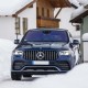 Μάσκα Για Mercedes-Benz GLE-Class W167/C167/V167 19+ GT Amg Panamericana Look Μαύρο/Χρώμιο 1 Τεμάχιο