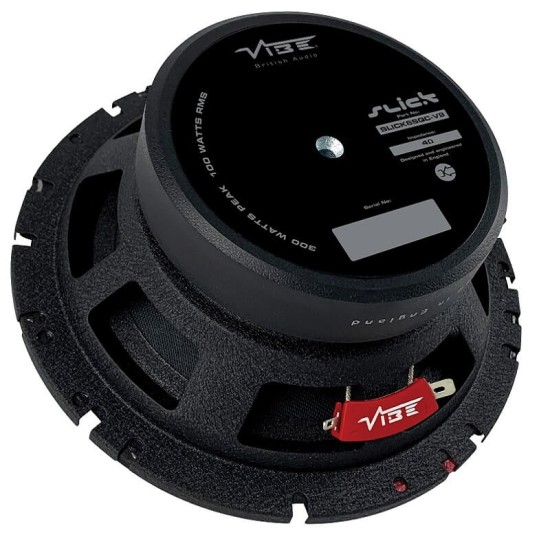 Ηχεία Αυτοκινήτου Vibe Slick 6SQC-V9 Διαιρούμενα 6.5''/16.5cm 300w Peak 100w RMS 2 Δρόμων Set 6 Τεμάχια