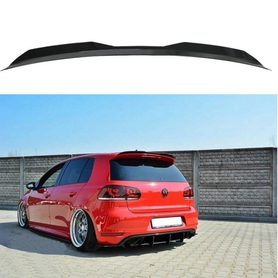 Αεροτομή Οροφής Πρόσθετο Για Vw Golf VI (6) 08-12 Για Standard Έκδοση Piano Black Από Abs Πλαστικό