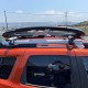 Σχάρα Οροφής Αυτοκινήτου Αλουμινίου Aero Κάθετη Μαύρη 127x96cm 28828