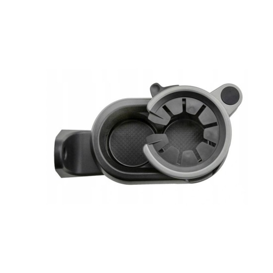 Ποτηροθήκη Αυτοκινήτου Διπλή Για Smart Fortwo W451 07-14 Μαύρο/Γκρι PL0296