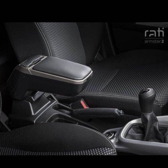 Κονσόλα Χειροφρένου Τεμπέλης Armster 2 Για Nissan Note 2013+ Μαύρο Χρώμα