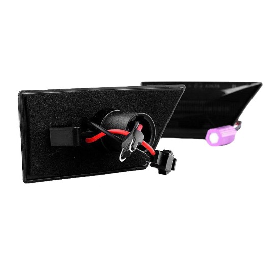 Πλαϊνά Φλας Φτερού Για Opel Vectra C 02-08 / Signum 03-09 Led Dynamic Smoke 2 Τεμάχια