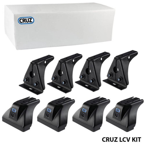 Πόδια / Άκρα Για Μπάρες & Σχάρες Οροφής CRUZ LCV 934-327 Για Dacia Dokker 13+ / Renault Express 21+ Σετ 4 Τεμάχια