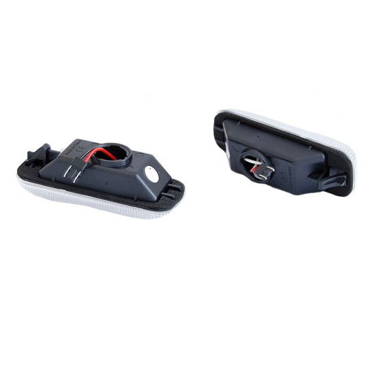 Πλαϊνά Φλας Φτερού Για Mercedes-Benz ML W163 98-02 Led Dynamic Φιμέ 2 Τεμάχια