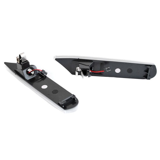 Πλαϊνά Φλας Φτερού Για Porsche 911 996 99-04 / Boxster 986 96-04 Led Dynamic Φιμέ 2 Τεμάχια