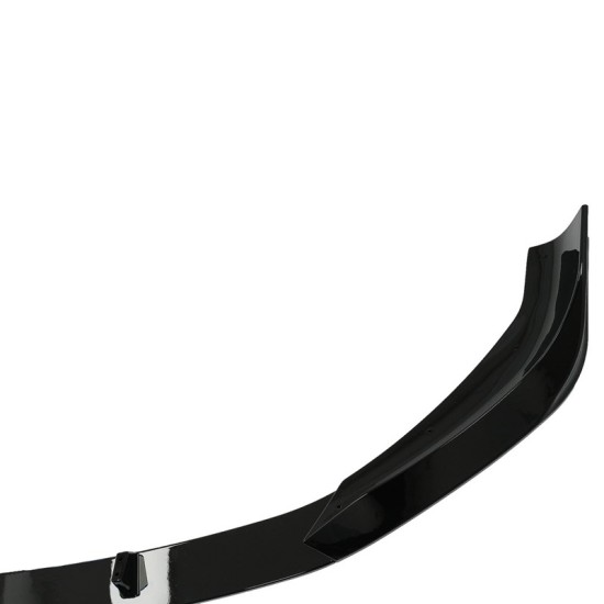 Μπροστινό Spoiler Για Bmw X1 F48 15-19 M-Packet Γυαλιστερό Μαύρο 3 Τεμάχια