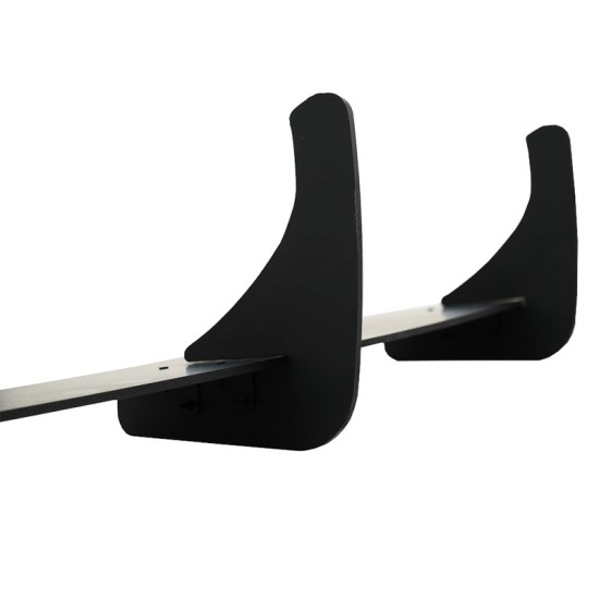 Diffuser Πίσω Προφυλακτήρα Για VW Scirocco 09-17 Για R Έκδοση Gloss Black 3 Bars