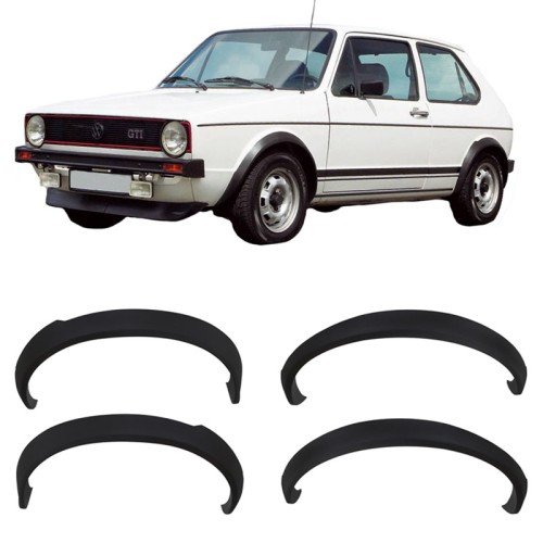 Πλαϊνά Φτερά Τροχών Για VW Golf Ι (1) 74-83 Σετ 4 Τεμάχια