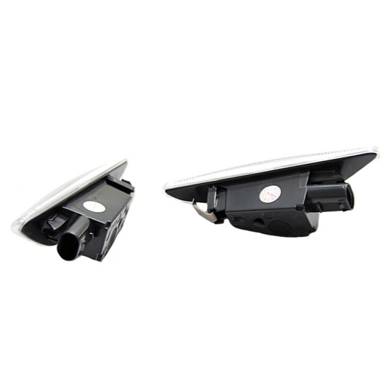 Πλαϊνά Φλας Φτερού Για Bmw X5 E70 07-12 / X6 E71 08-14 / X3 F25 10-14 Led Dynamic Άσπρα 2 Τεμάχια