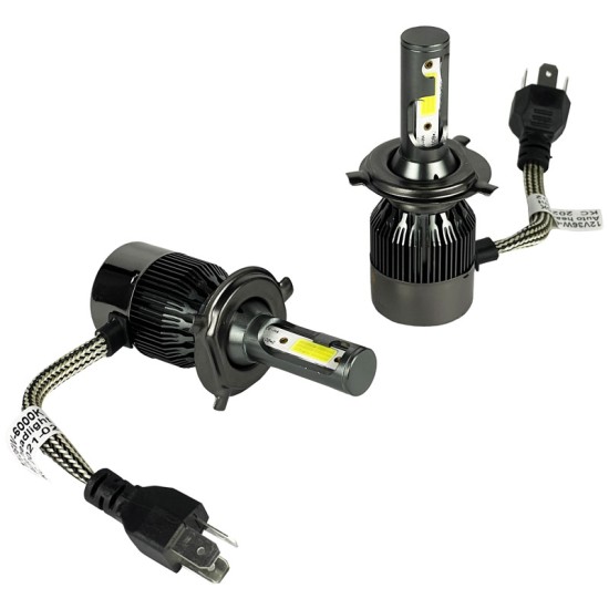 Λάμπες Led H4 C12 12/24Volt 36watt 5500lm 6000k 2 Τεμάχια