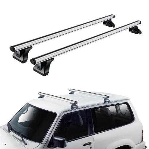 Μπάρες Οροφής Αλουμινίου CRUZ 924-092 Alu Cargo AF-148cm Ασημί 2 Τεμάχια
