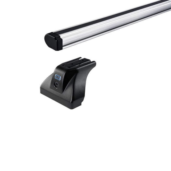 Μπάρες Οροφής Αλουμινίου CRUZ 924-092 Alu Cargo AF-148cm Ασημί 2 Τεμάχια