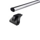 Μπάρες Οροφής Αλουμινίου CRUZ 924-092 Alu Cargo AF-148cm Ασημί 2 Τεμάχια