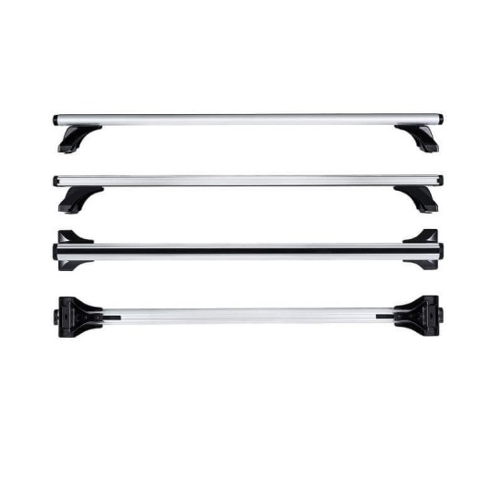 Μπάρες Οροφής Αλουμινίου CRUZ 924-092 Alu Cargo AF-148cm Ασημί 2 Τεμάχια