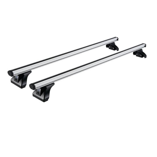 Μπάρες Οροφής Αλουμινίου CRUZ 924-093 Alu Cargo AF-158cm Ασημί 2 Τεμάχια