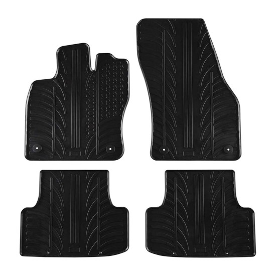Πατάκια Αυτοκινήτου Gledring 0313 Seat Ateca 2016- / Cupra Ateca SUV 2016-  Μαύρο 4 Τεμάχια