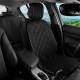 Πλατοκάθισμα Αυτοκινήτου Otom Active Pro Ύφασμα Lacoste Ανάγλυφο Καπιτονέ Μαύρο ACTP-101 1 Τεμάχιο