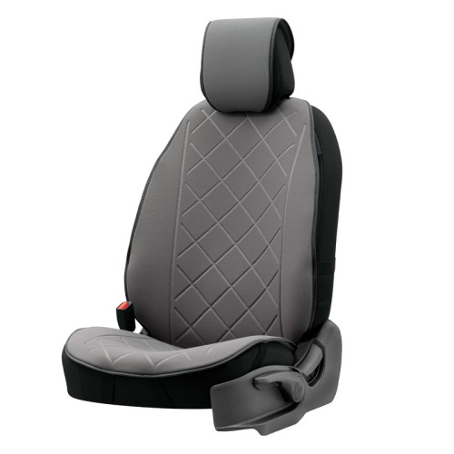 Πλατοκάθισμα Αυτοκινήτου Otom Active Pro Ύφασμα Lacoste Ανάγλυφο Καπιτονέ Γκρι ACTP-102 1 Τεμάχιο