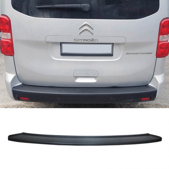Προστατευτικό Πίσω Προφυλακτήρα Για Citroen Jumpy 16+ / Spacetourer 16+ / Fiat Scudo 22+ / Opel Vivaro 19+ / Zafira Life 19+ / Peugeot Expert 16+ / Traveller 16+ / Toyota Proace & Proace Verso 16+ Από Abs Πλαστικό Μαύρο
