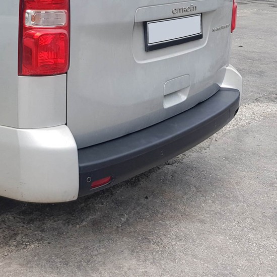 Προστατευτικό Πίσω Προφυλακτήρα Για Citroen Jumpy 16+ / Spacetourer 16+ / Fiat Scudo 22+ / Opel Vivaro 19+ / Zafira Life 19+ / Peugeot Expert 16+ / Traveller 16+ / Toyota Proace & Proace Verso 16+ Από Abs Πλαστικό Μαύρο