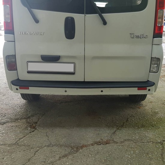 Προστατευτικό Πίσω Προφυλακτήρα Για  Renault Traffic 2001-2014 / Nissan Primastar 2001-2014Από Abs Πλαστικό Μαύρο